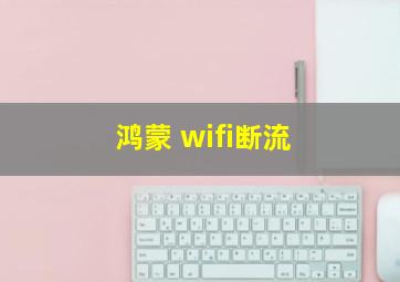 鸿蒙 wifi断流